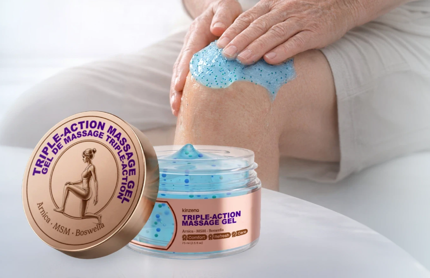 kinzeno massage gel product illustrations